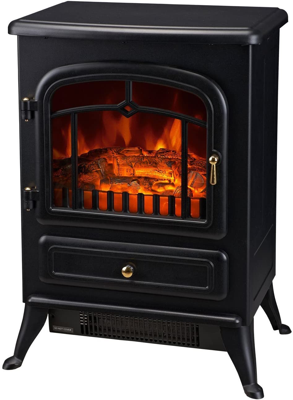 Clearance Big Lots Fireplace Awesome Hom Freestanding Electric Fireplace Heater with Realistic Flames 21" H 1500w Black