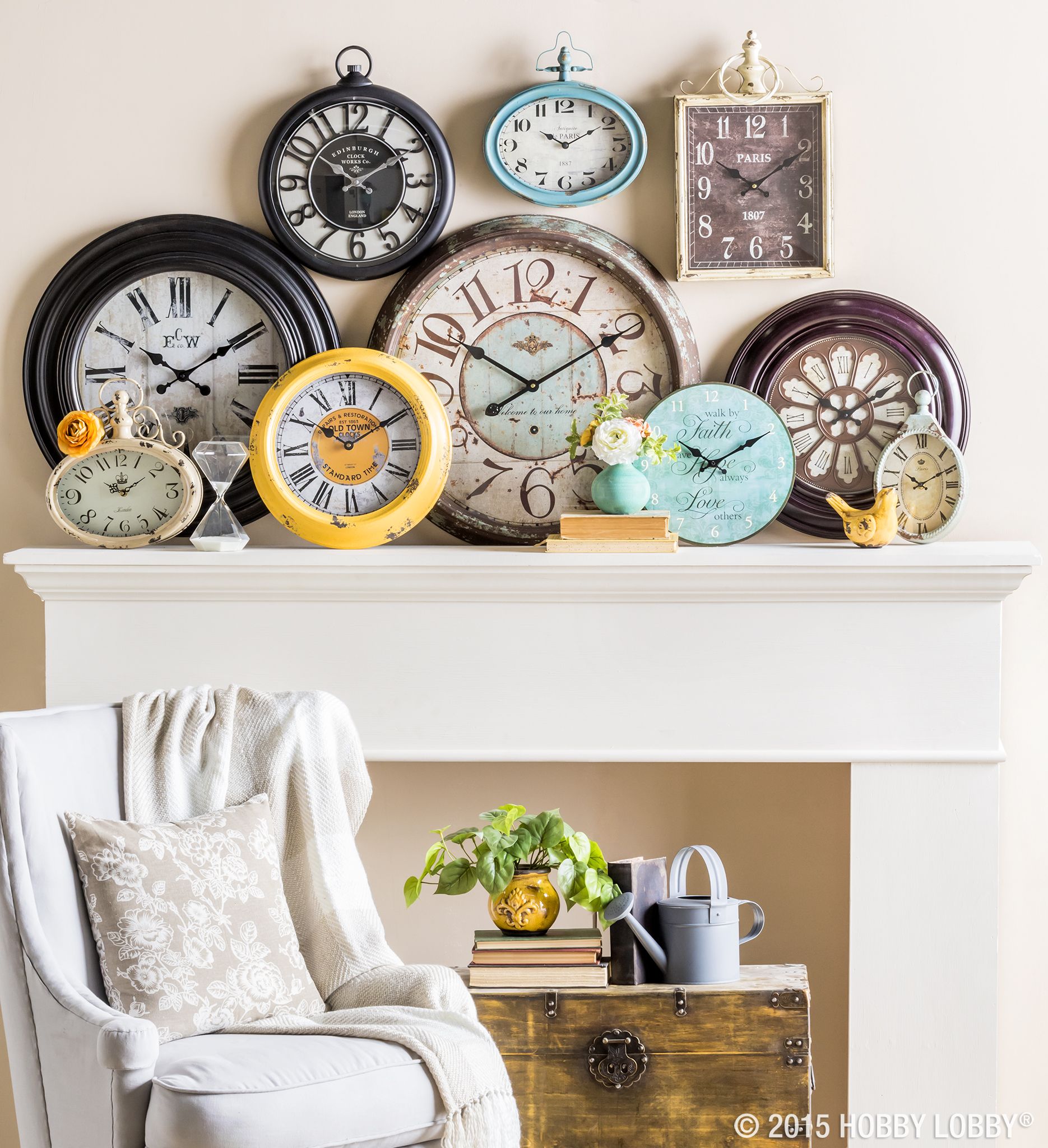 Clocks Over Fireplace Mantel Awesome Time is On Your Side Spring Into Warm Weather with A Shabby