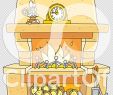 Clocks Over Fireplace Mantel Beautiful Clipart Of A Cartoon Candle and Mantle Clock Over A