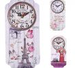 Clocks Over Fireplace Mantel Best Of Cvian Creative Vintage Wooden Silent Wall Clock Kitchen Chic