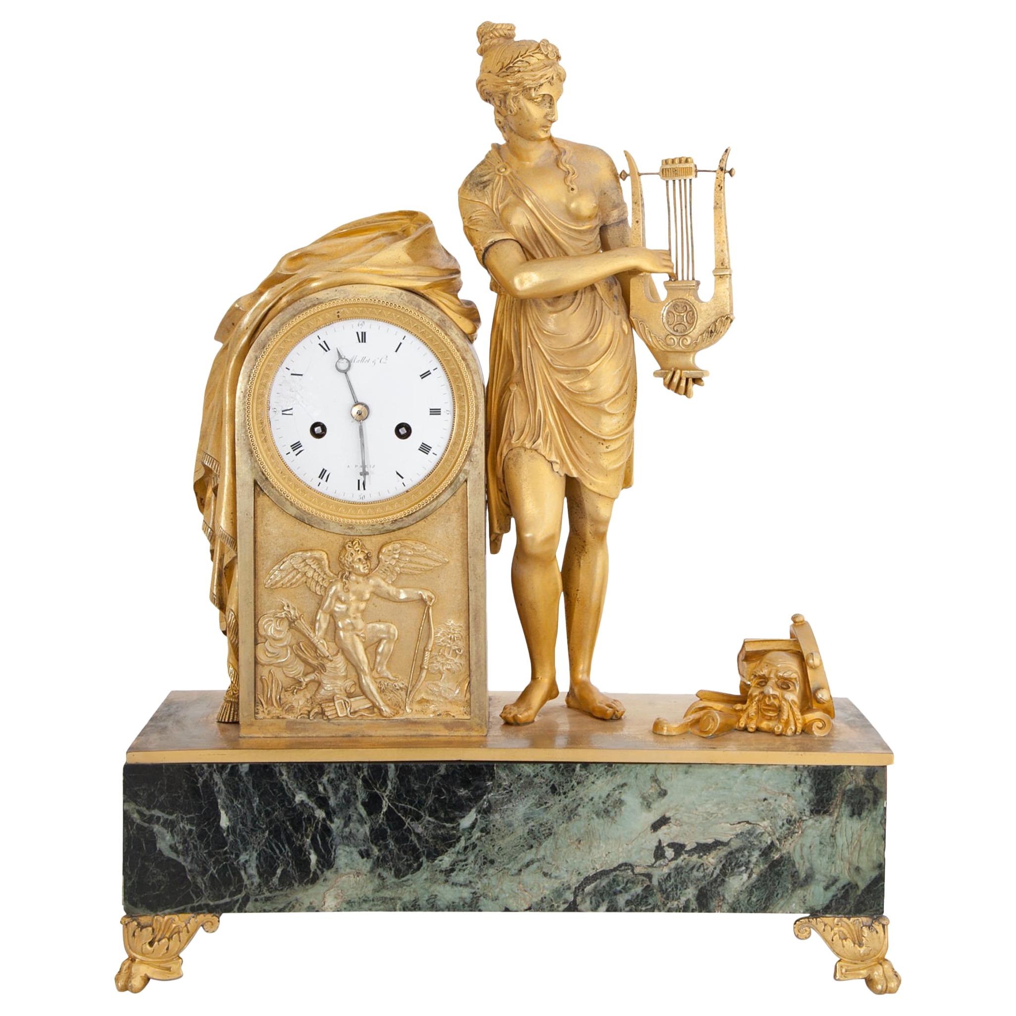 Clocks Over Fireplace Mantel Best Of Pendule Mallot & Cie Paris End Of 18th Century