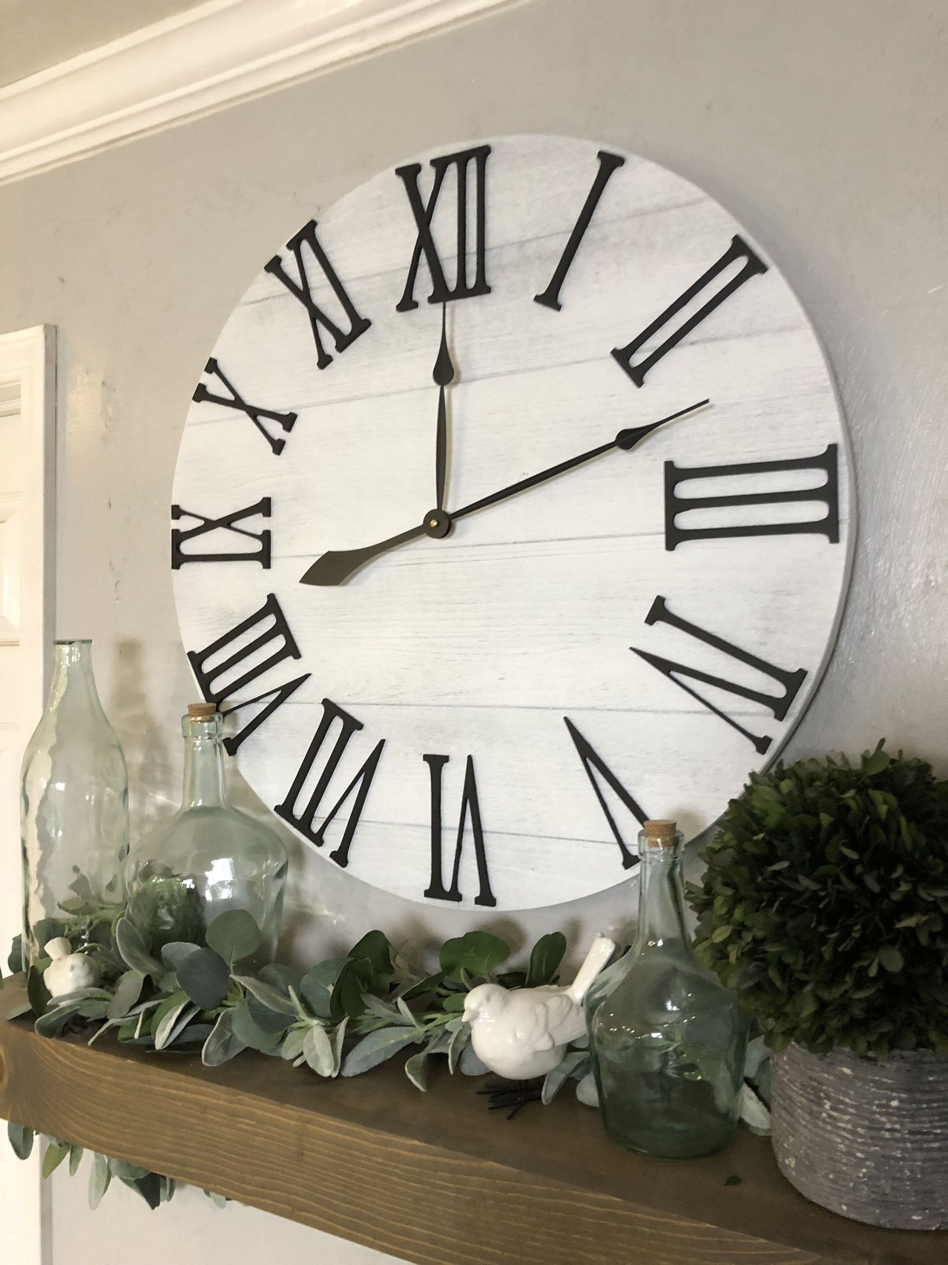 Clocks Over Fireplace Mantel Fresh Big Wall Clocks Image by Plants & Projects On Two Moose