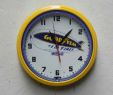 Clocks Over Fireplace Mantel Lovely Yellow Neon Light Up Goodyear Advertising Clock