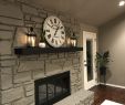 Clocks Over Fireplace Mantel Luxury Grey Stone Mantle with Black Beam Mantle Decor Mantle
