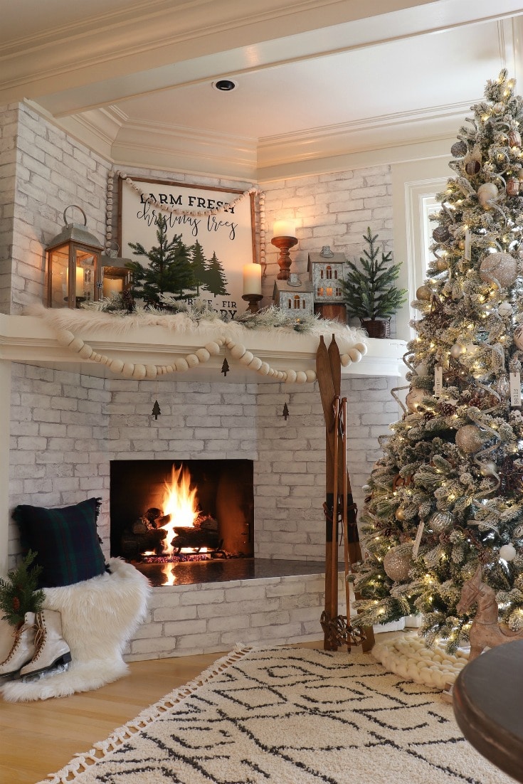 Clocks Over Fireplace Mantel Luxury How to Decorate for Christmas On A Bud the Design Twins