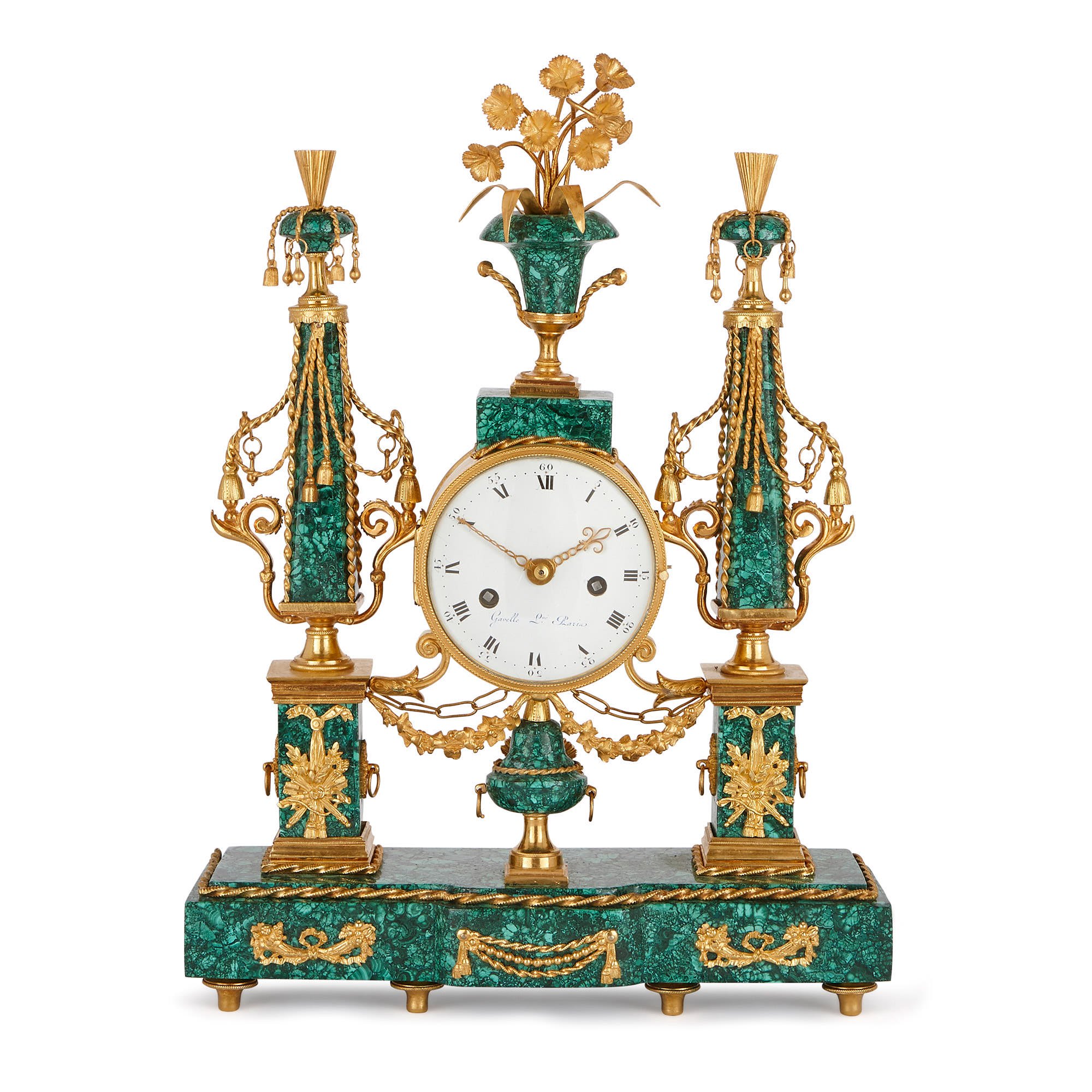 Clocks Over Fireplace Mantel New Louis Xvi Period Malachite and ormolu Mantel Clock by Gavelle