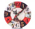 Clocks Over Fireplace Mantel New Us $2 87 Off 12cm Vintage Clock Colourful Style Round Digital Wood Wall Clock Home Living Room Decoration Wall Clocks E5m1 Wall Clock Style Wall