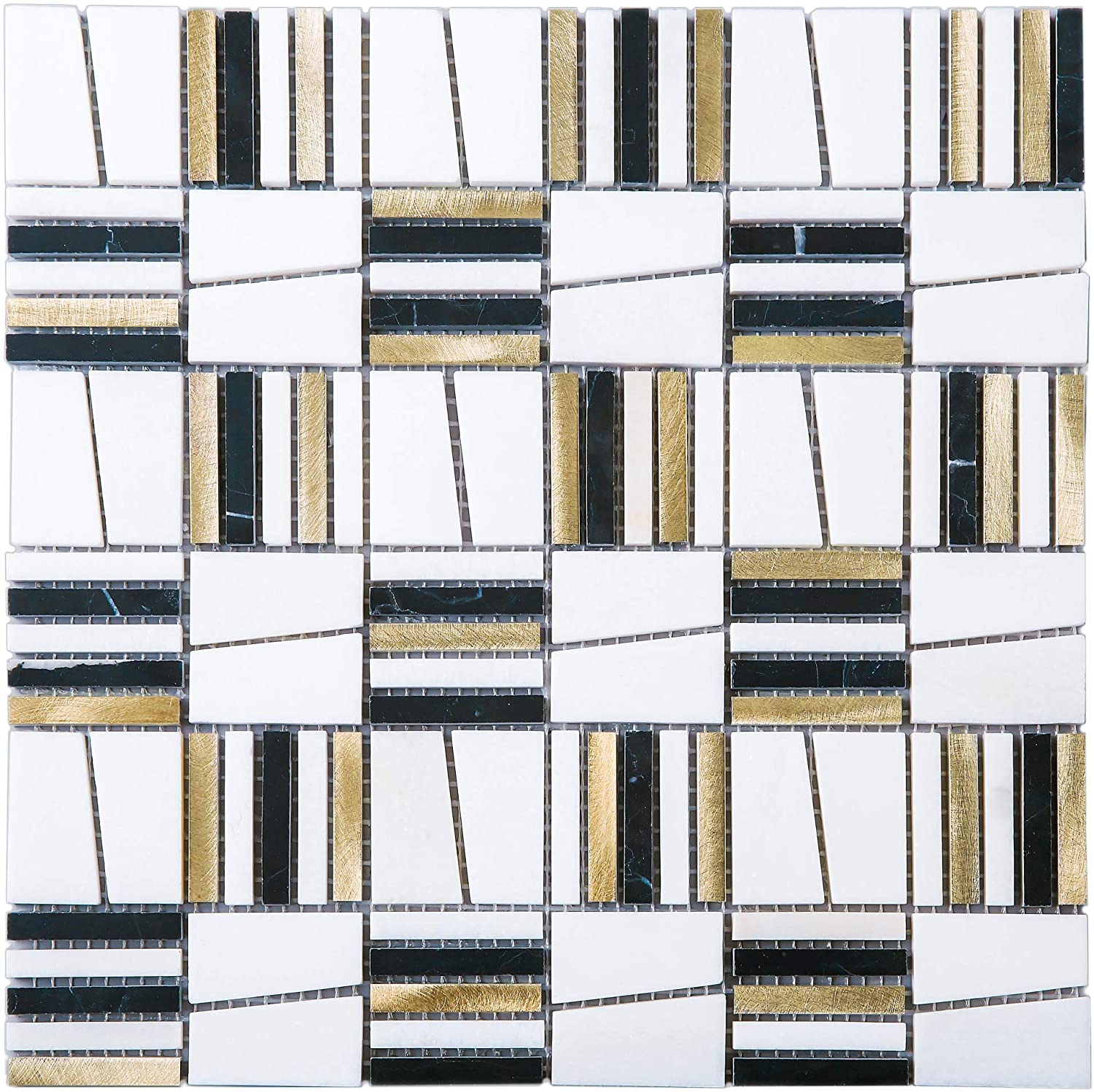 Copper Subway Tile Backsplash Lovely Amazon Timlg 02 2×2 Black and White Square Marble and