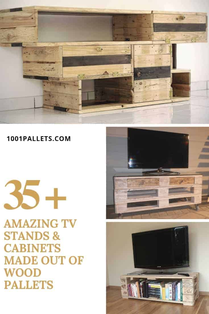 Diy Fireplace Surround Ideas Awesome 35 Amazing Tv Stands & Cabinets Made Out Wood Pallets