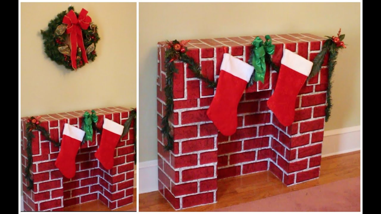 Diy Fireplace Surround Ideas Fresh Diy Christmas Fireplace for the Holidays