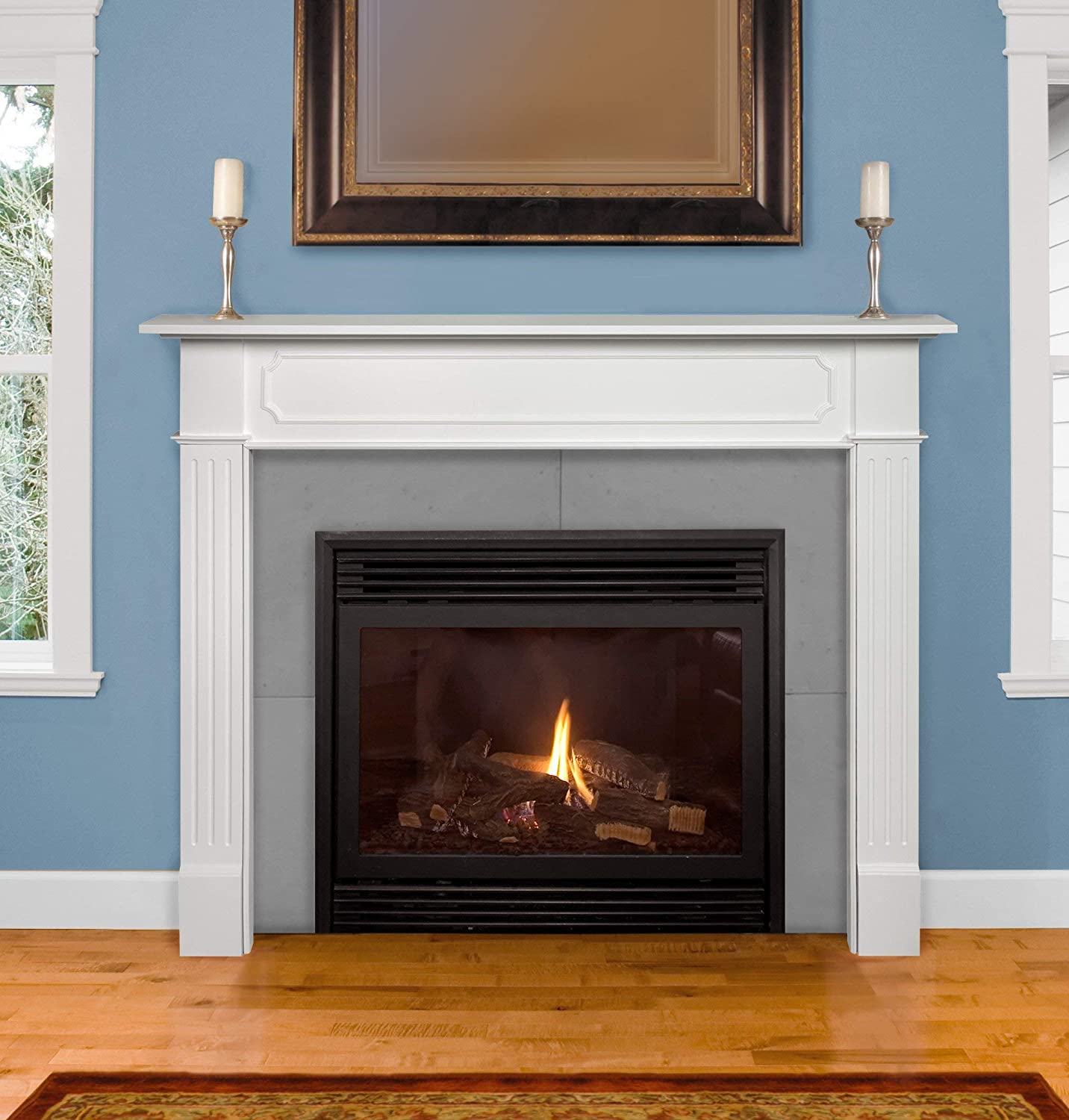 Diy Fireplace Surround Ideas New Pearl Mantels 520 48 Berkley Paint Grade Fireplace Mantel 48 Inch White 48 Inch Renewed