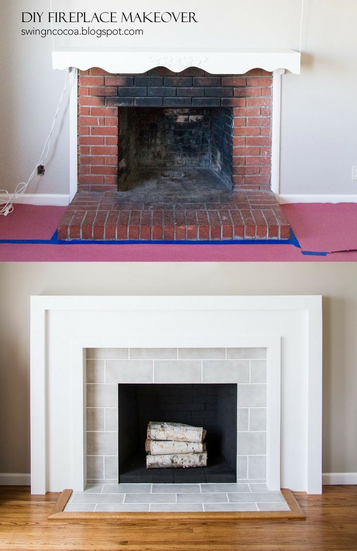 Diy Fireplace Surround Ideas Unique Gooddesign Living Room Floor Tiles