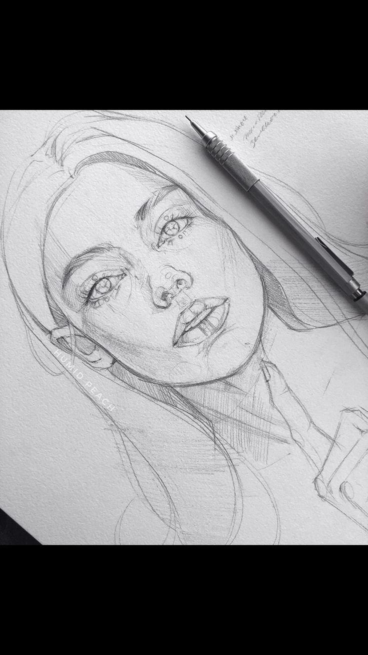 Faces Drawing – 75 Picture Ideas – Drawing Ideas and d0720d c04a3acef83a680a99