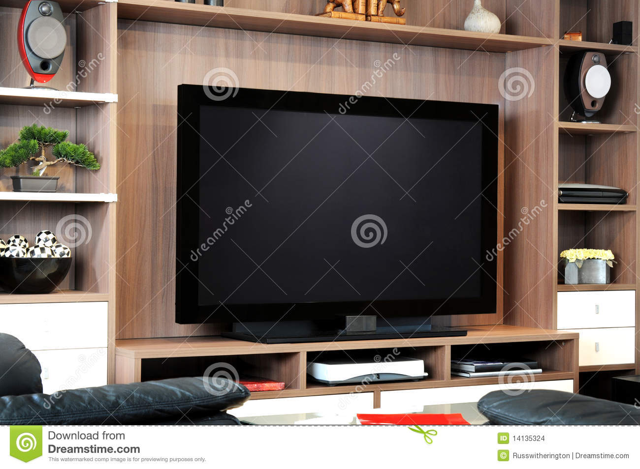 TV and lounge stock photo Image of flat technology tv lounge