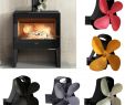 Fake Fireplaces Sale Inspirational Wall Mounted Heat Self Powered Fireplace Stove Fan Quiet 4 Blades Aluminum Efficiently Warm Room Wood Log Burner