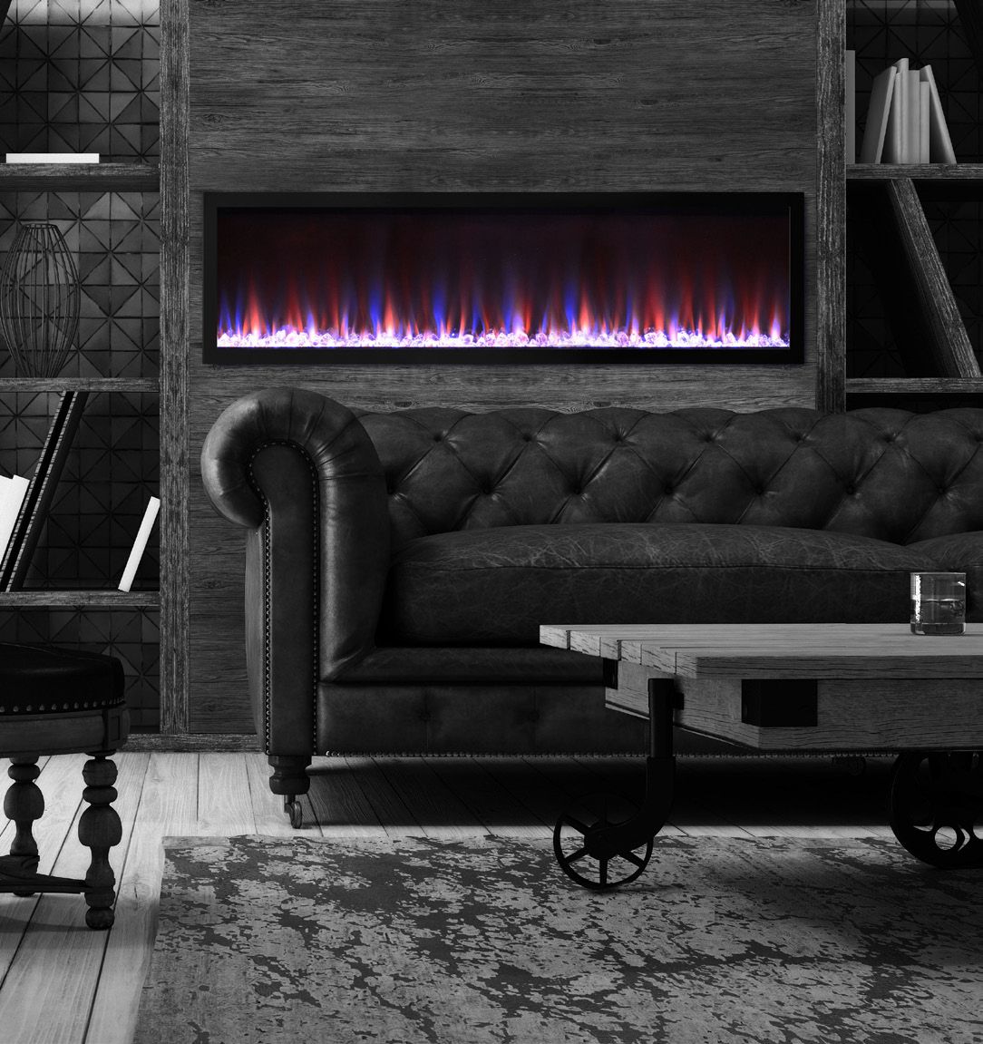 Fake Fireplaces Sale New 50”kennedy Mercial Grade Recessed and Wall Mounted Electric Fireplace Electric Fireplaces toronto