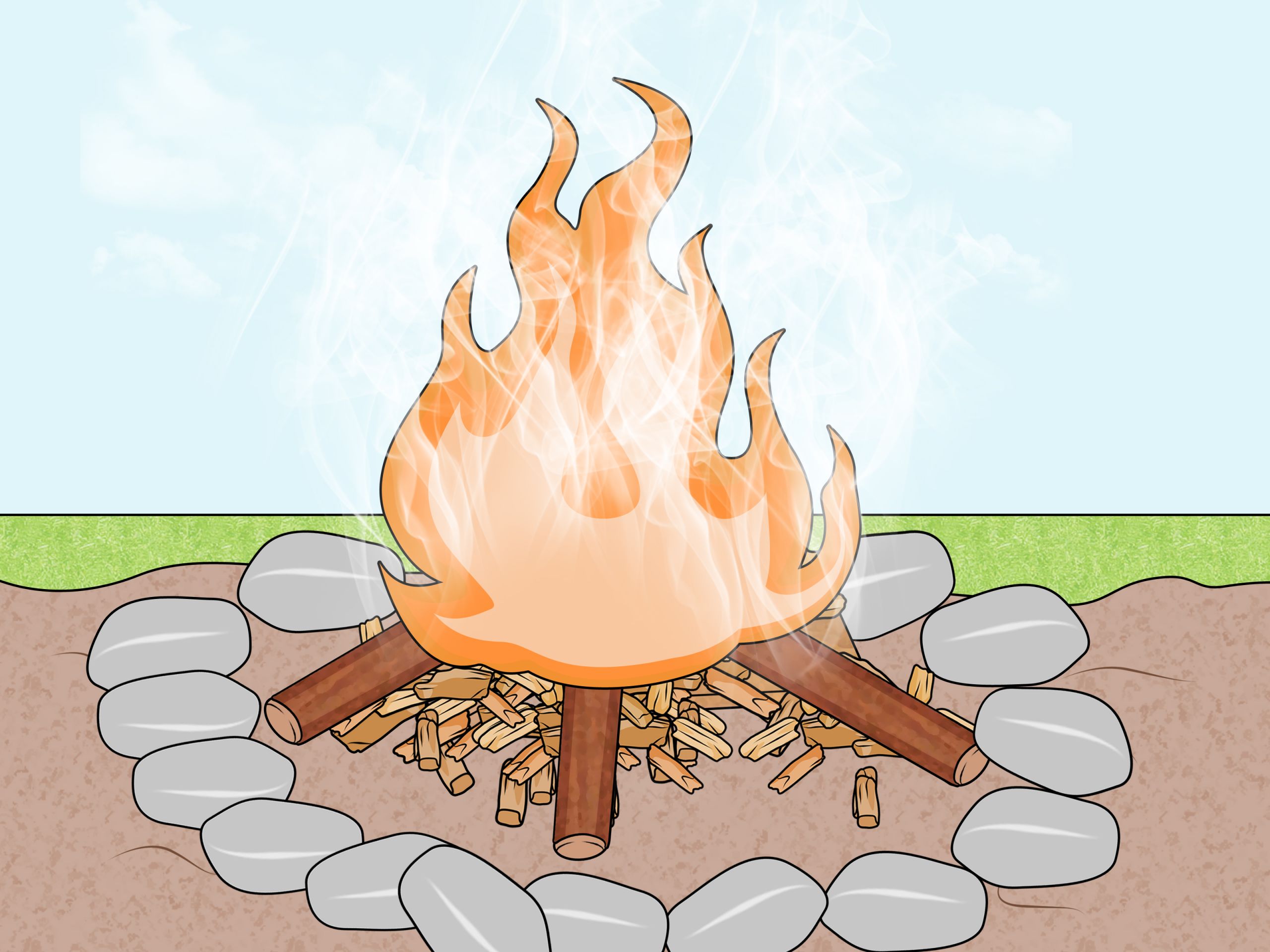 Fire Place Drawing Elegant 4 Ways to Make Colored Fire Wikihow