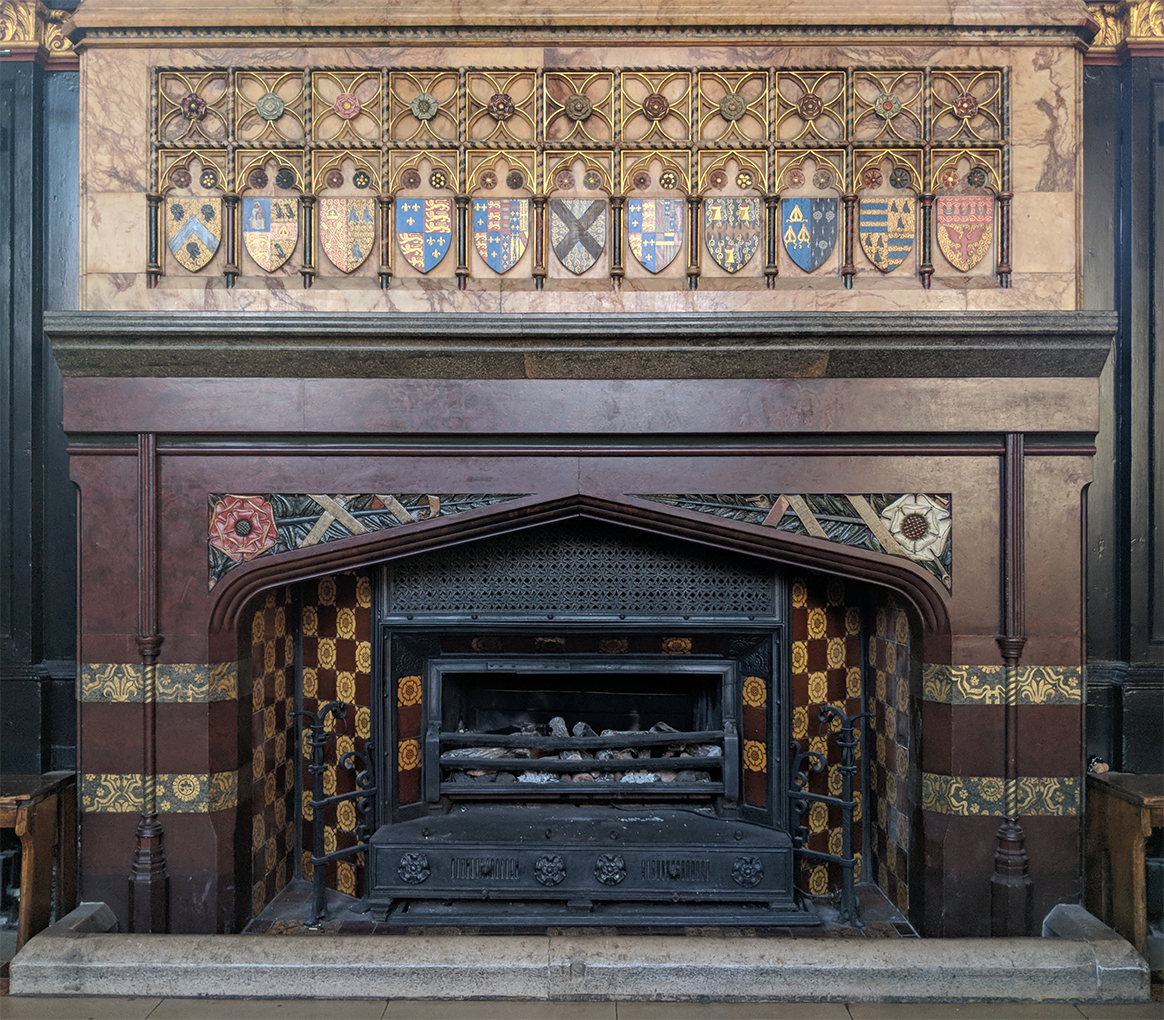 Fire Place Drawing Elegant Old Hall Chronology