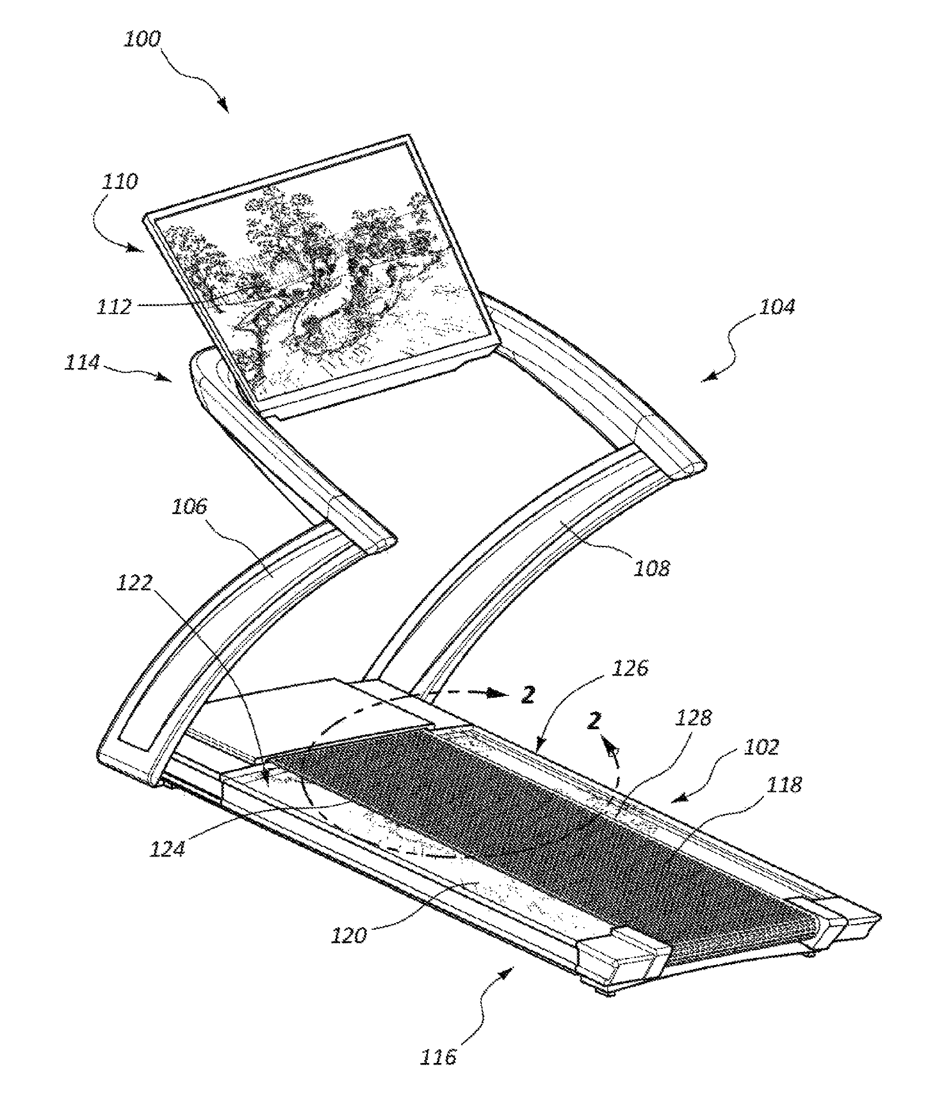 US B2 Display on exercise device Google Patents US D