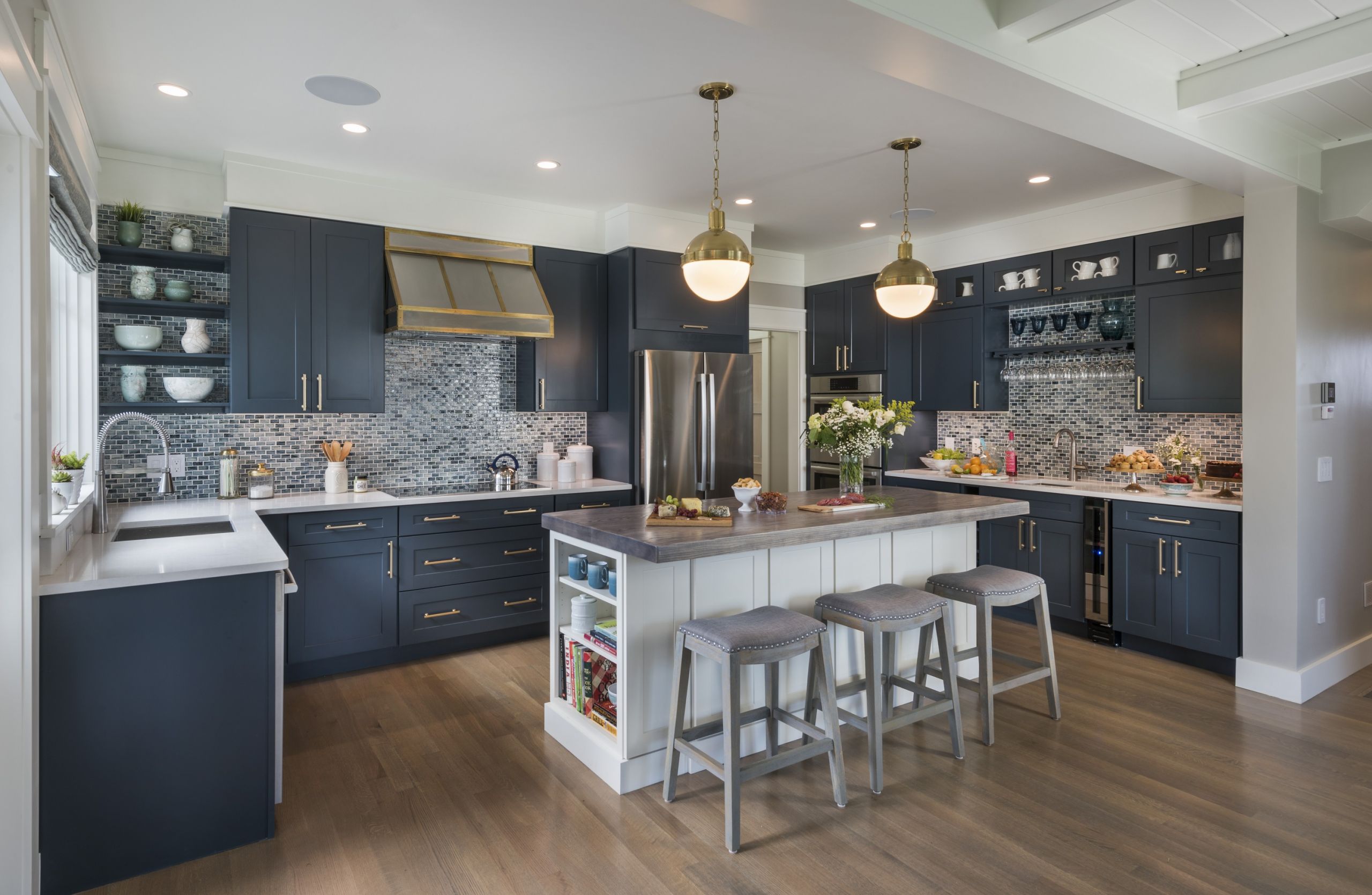 Fireplace Backsplash Ideas Best Of Coastal Kitchen Creates Subdued sophisticated Nautical Look