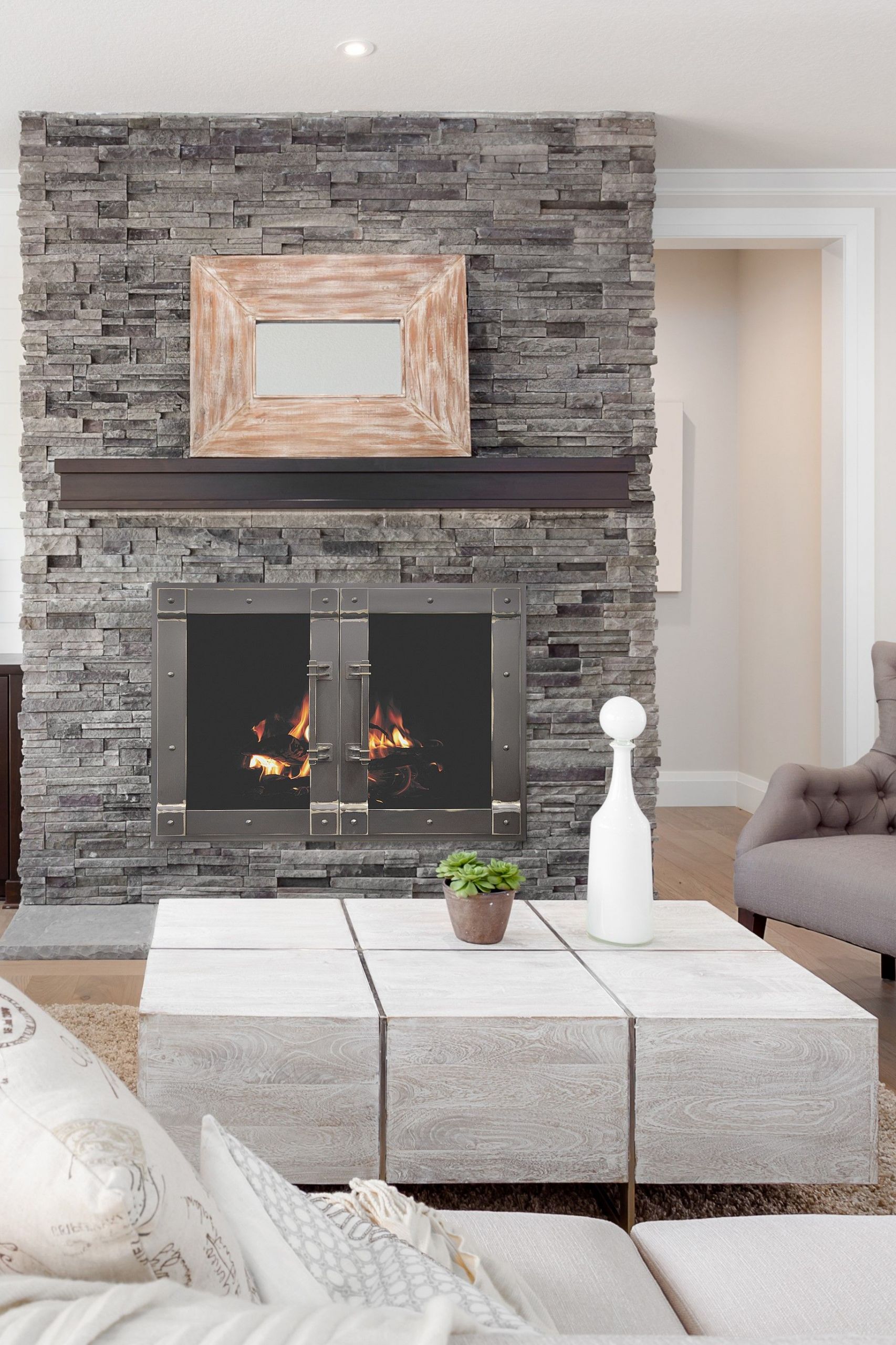 Fireplace Backsplash Ideas Luxury Adding Fireplace Doors is A Large Part Of Transforming Your