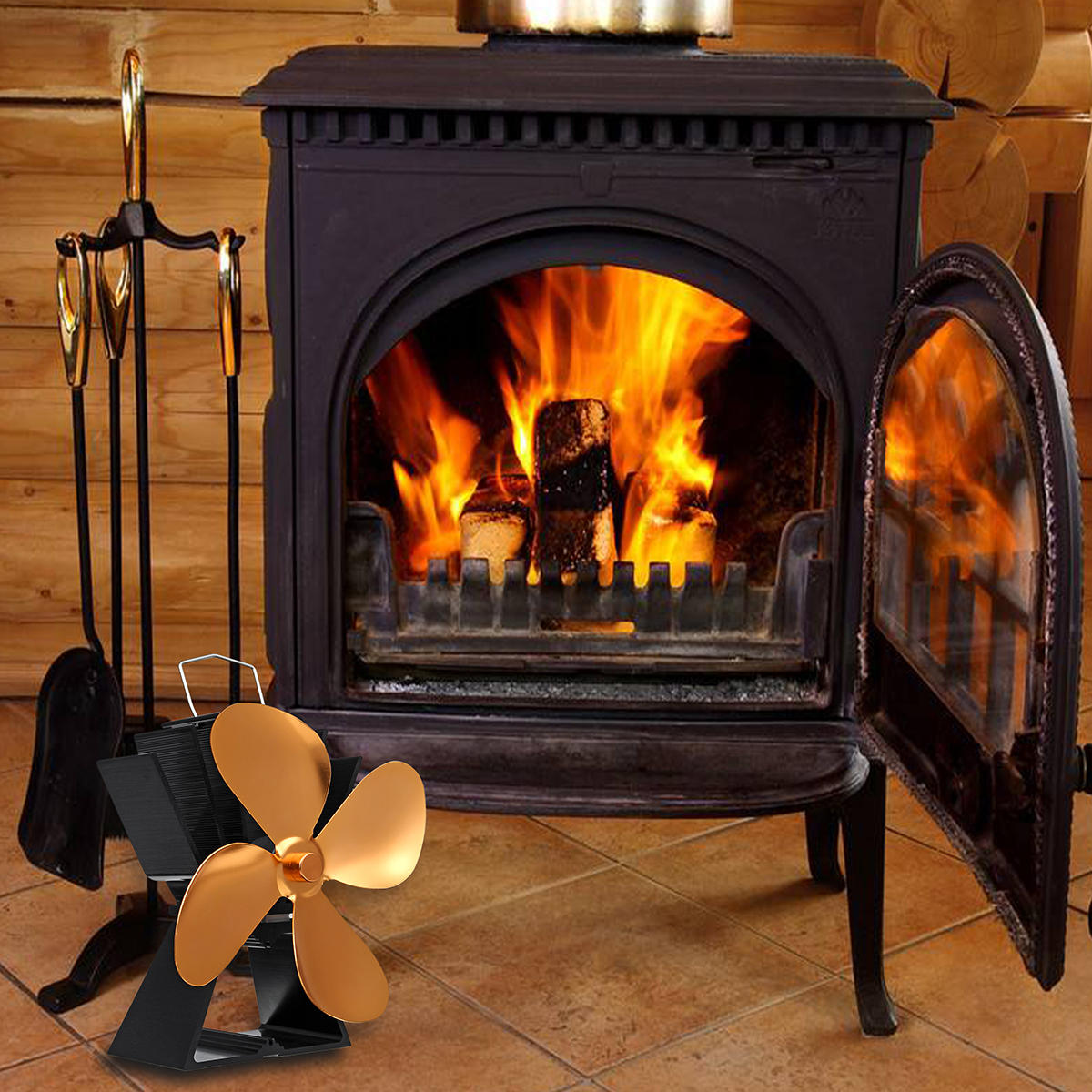 Fireplace Pictures Elegant 6 Inch Quiet Mini 4 Blades Eq3 Nk Stove Fan Fireplace Fire Heat Power Saving Ecofan