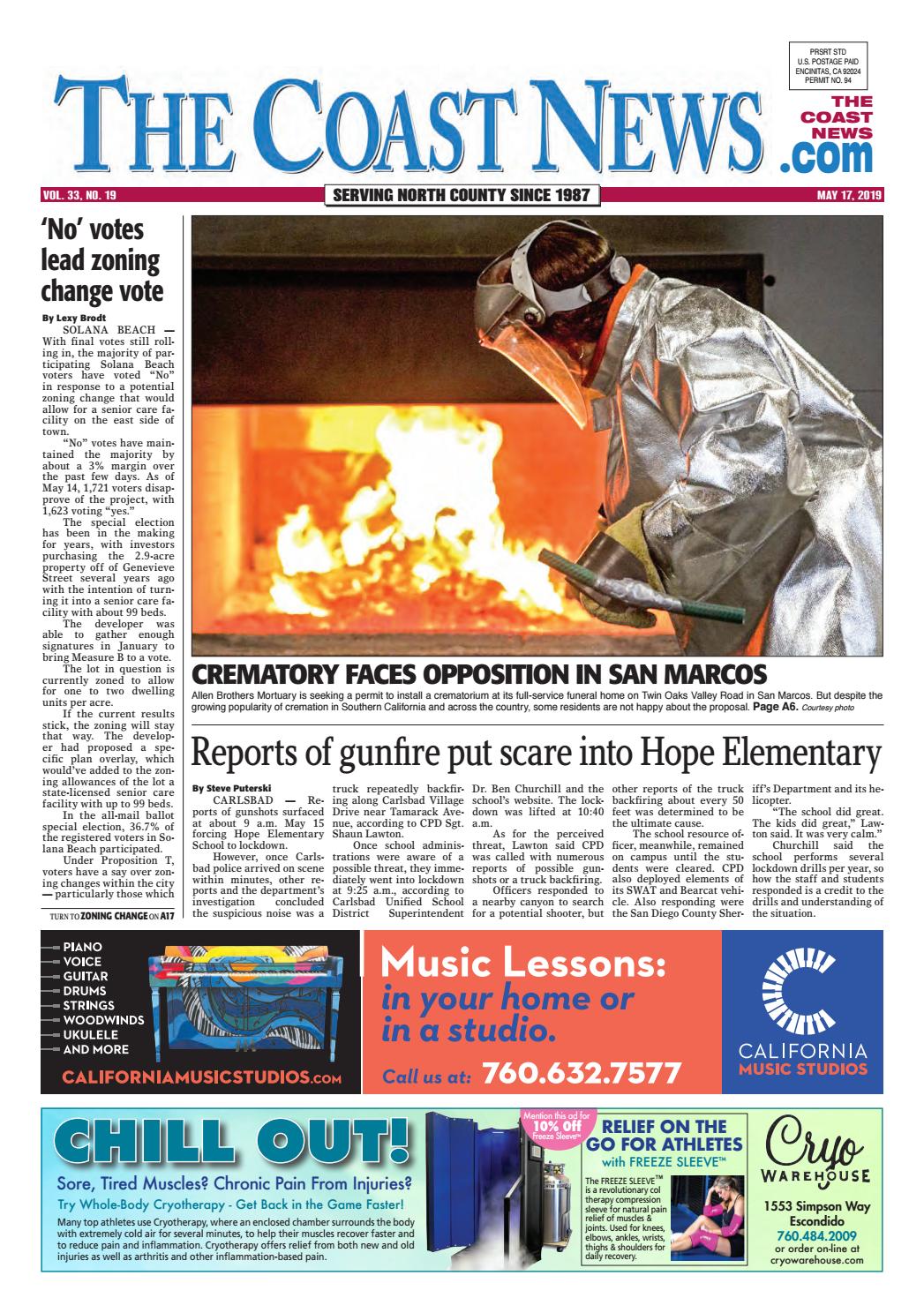 Fireplace Plus San Marcos Lovely the Coast News May 17 2019 by Coast News Group issuu