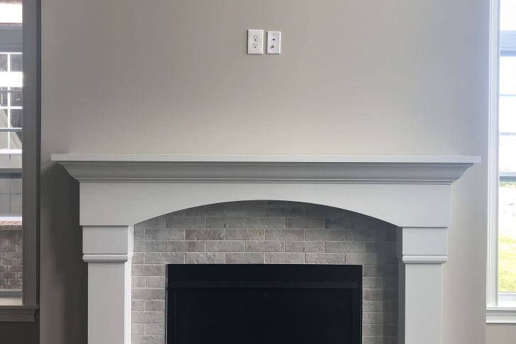 Fireplace Tile Design 2 Beautiful Mantle 2 Brickwork 2x8 Studio Tile Surround