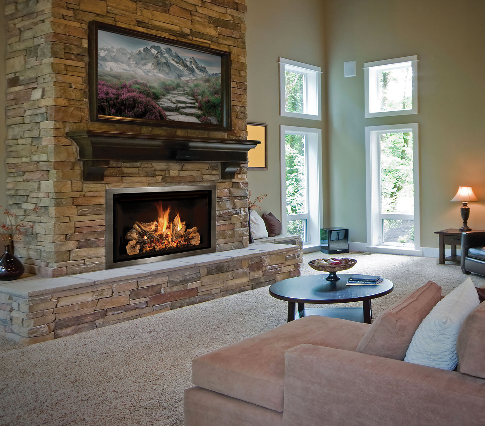 Fireplace with Herringbone Tile New O Bars In Basements Movieut Rustic Small