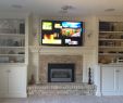 Gas Fireplace Ideas with Tv Above Awesome Fireplace with Shelving Unites On Each Side