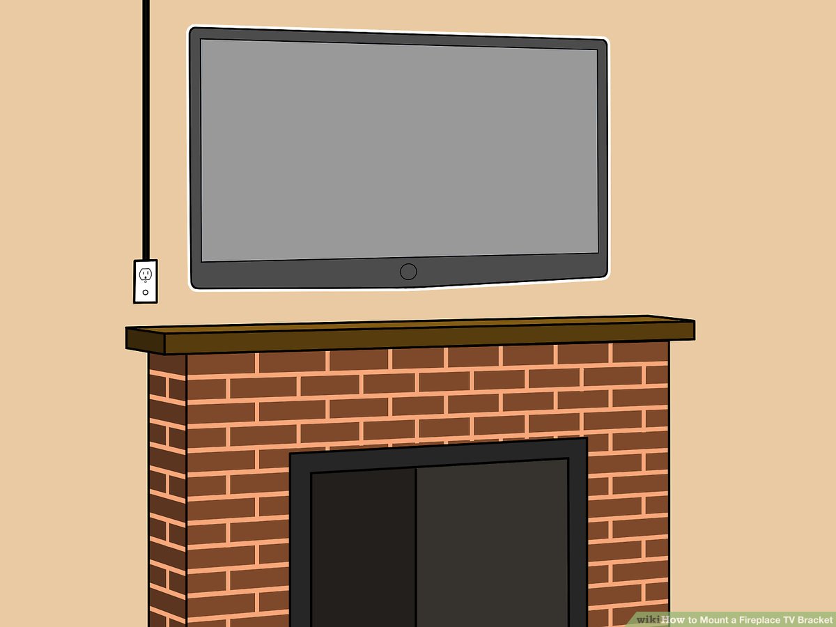 Gas Fireplace Ideas with Tv Above Awesome How to Mount A Fireplace Tv Bracket 7 Steps with