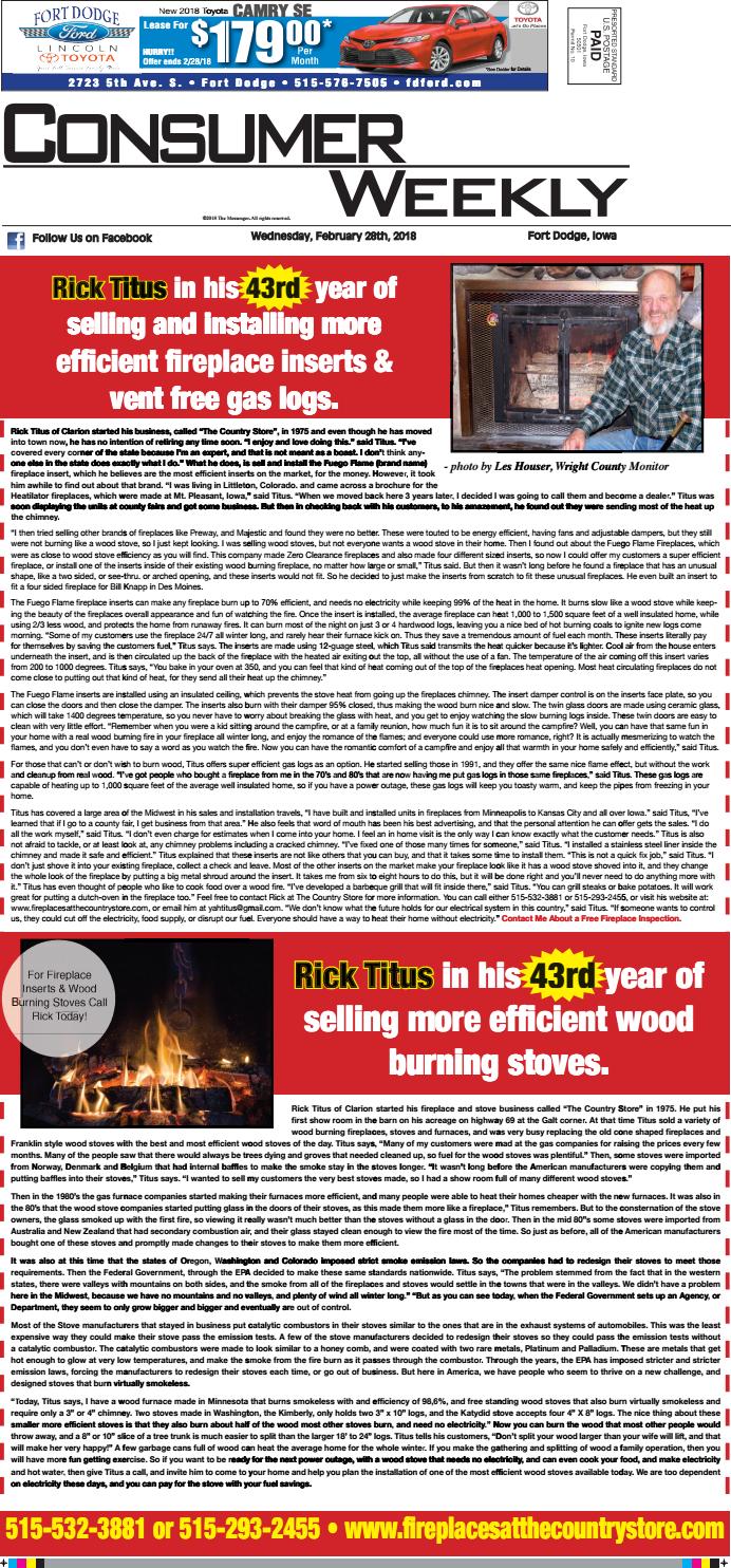 Gas Fireplace Insert Ideas Best Of Consumer Weekly 2 28 18 by Consumer News issuu