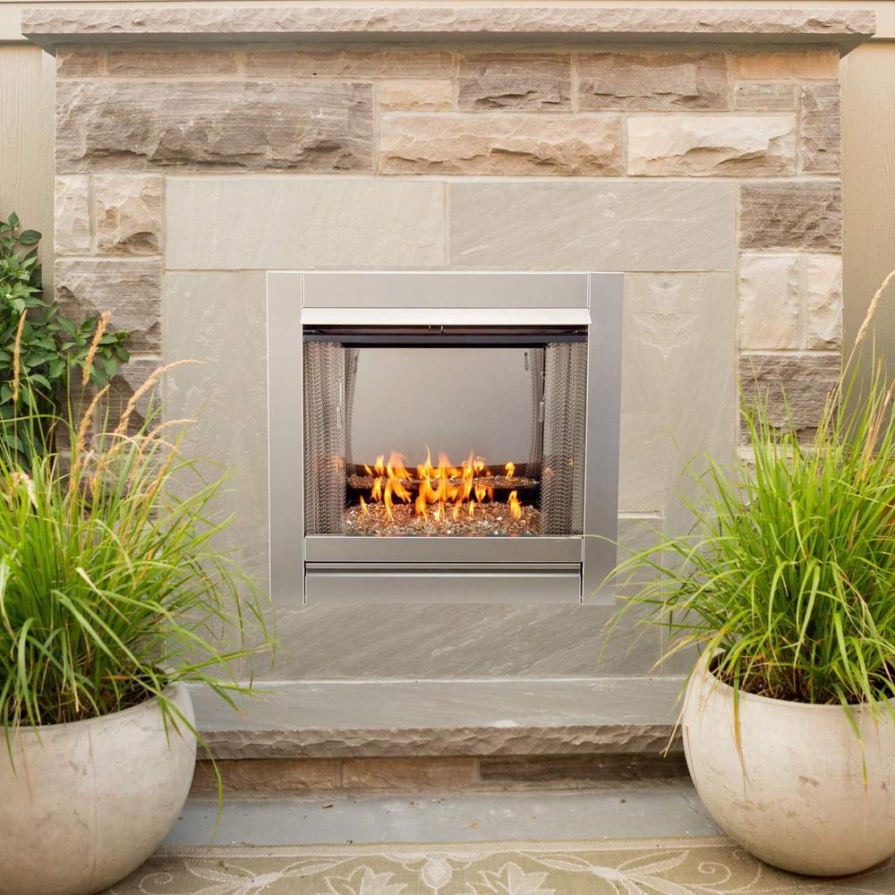 Gas Fireplace Insert Ideas Lovely 31 5 In Stainless Vent Free Outdoor Gas Fireplace Insert with Crystal Fire Glass Media