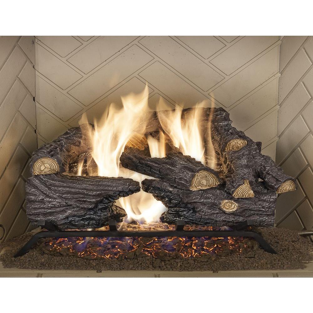 Gas Fireplace Insert Ideas Unique Emberglow 18 In Split Oak Vented Natural Gas Log Set