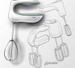 Hand Rendering Unique Hand Mixer Design