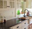 Herringbone Backsplash Elegant Diy Herringbone Beadboard Backsplash