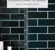 Herringbone Backsplash Subway Tile Lovely Teal Subway Tile Shower with A Stunning Niche