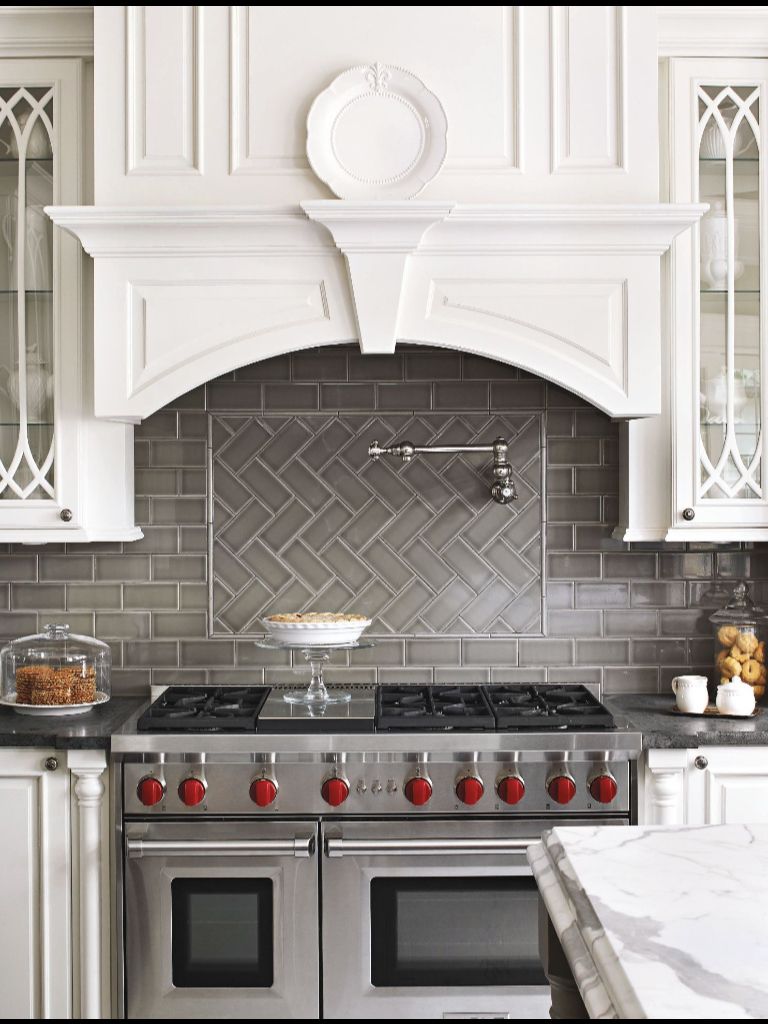 Herringbone Kitchen Backsplash Lovely Gray Herringbone Tile Backsplash