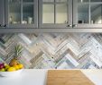 Herringbone Subway Tiles Unique Herringbone Backsplash Using Peel and Stick Barn Wood