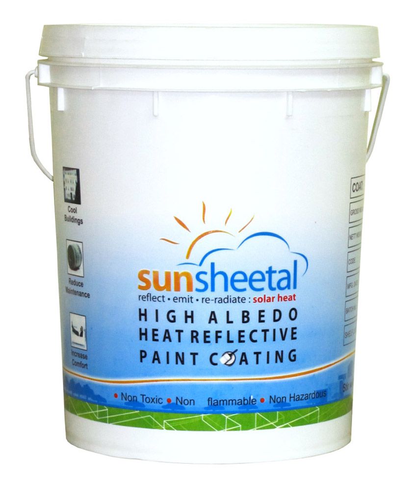 High Heat Paint Luxury Buy Sunsheetal High Albedo Heat Reflective Paint Coating for