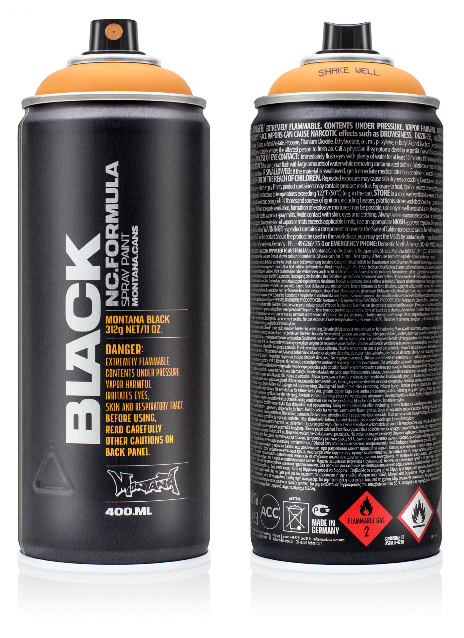 Montana BLACK Spray Paint 400ml MO BLACK 400ML cf0cb91f