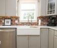 Kitchen Ideas with White Brick Backsplash Best Of Farmhouse Kitchen Sink with Brick Backsplash Stainless