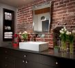 Kitchen Ideas with White Brick Backsplash Best Of Rugged and Ravishing 25 Bathrooms with Brick Walls