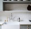 Kitchen Ideas with White Brick Backsplash Luxury Sage Green Cabinets White Apron Front Sink White Brick