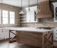 Kitchen with Brick Backsplash Luxury Artisan Signature Homes Custom Home Builder