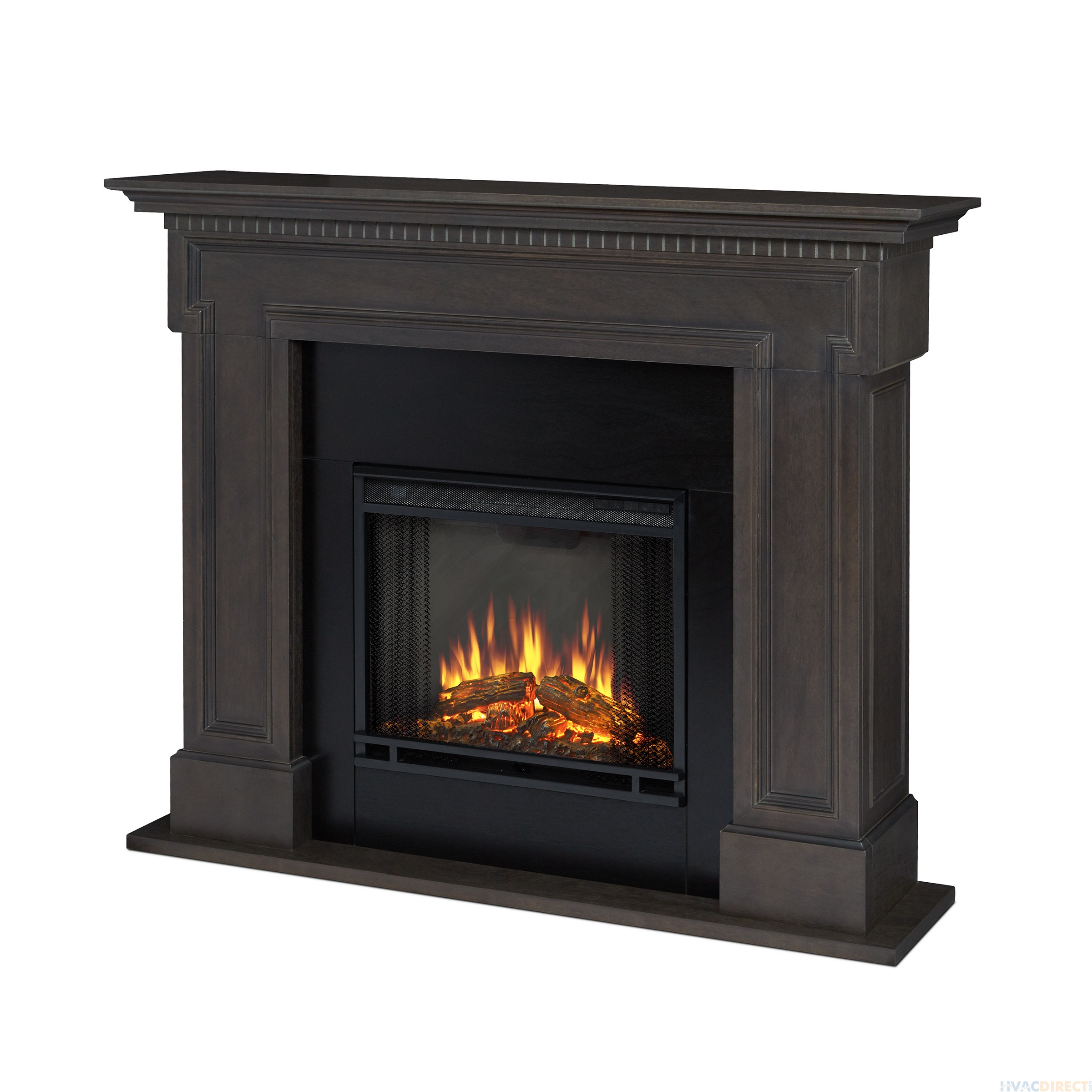 Real Flame Thayer Electric Fireplace With Mantel 5010E 5010 gry main 1