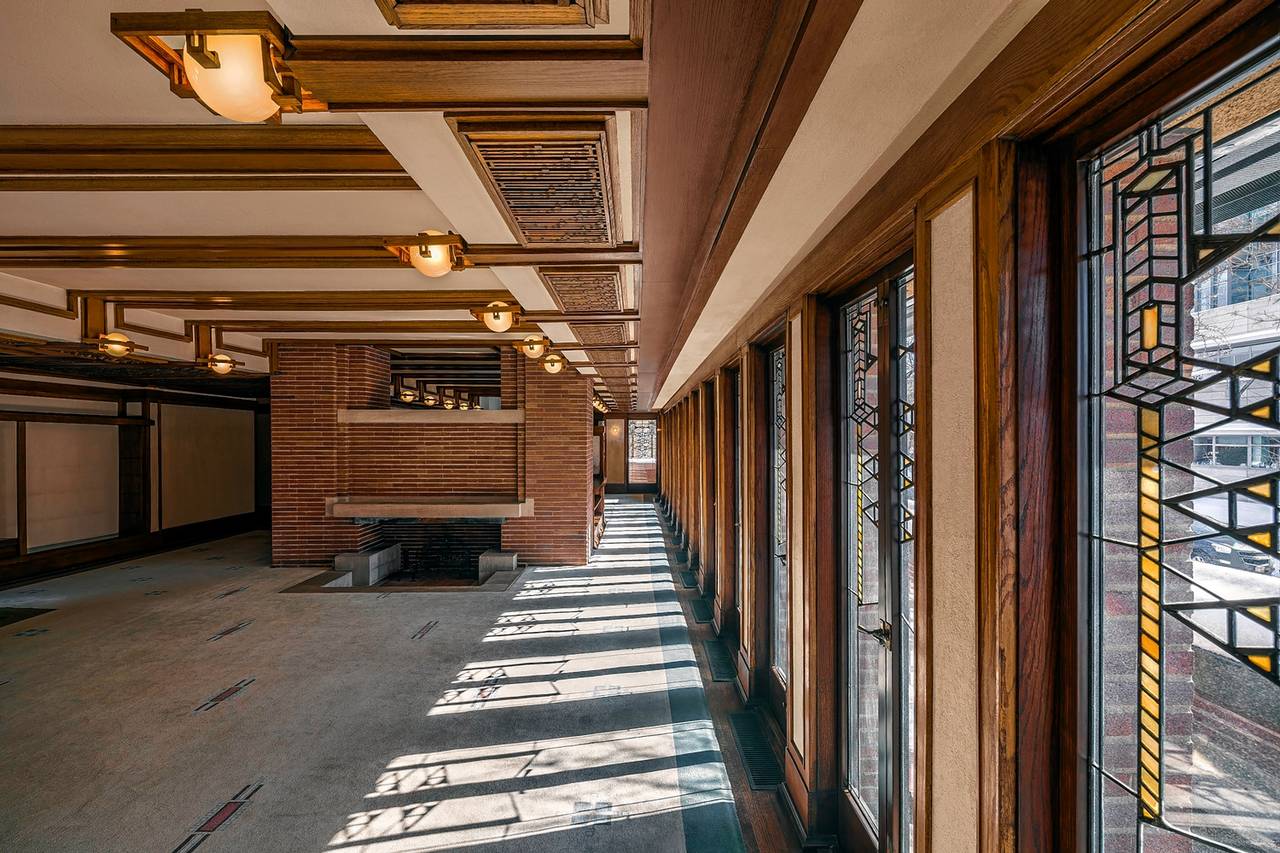 Rectangular Living Room Layout with Fireplace Best Of Frank Lloyd Wright S Robie House where Family Life Met