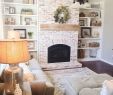 Rustic Shiplap Fireplace Lovely Built In Bookshelves Shiplap Whitewash Brick Fireplace