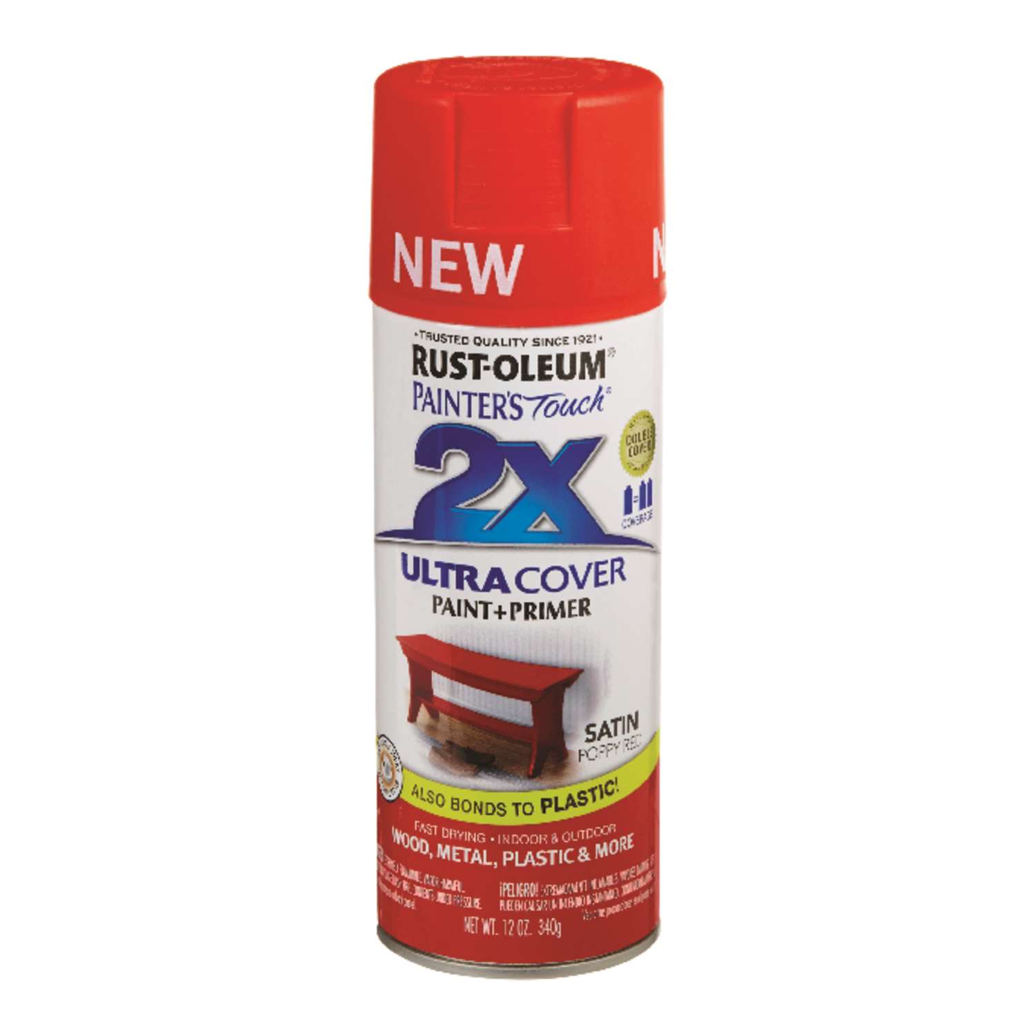 Rustoleum High Heat Paint Fresh Rust Oleum Painter S touch Ultra Cover Satin Poppy Red Spray