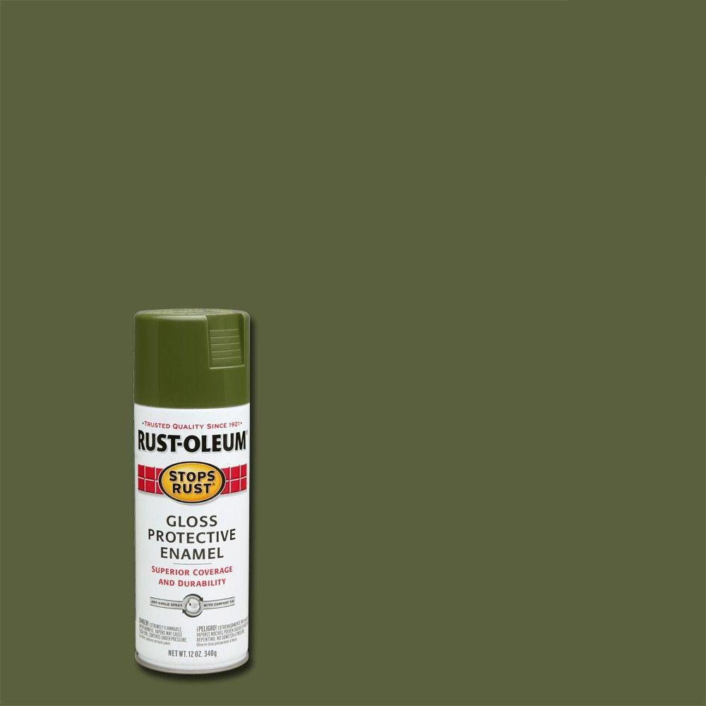 Rustoleum High Heat Paint Lovely Rust Oleum Stops Rust 12 Oz Protective Enamel Gloss Army Green Spray Paint 6 Pack